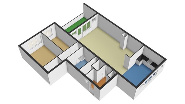 Floorplan - Schuilenburg 49, 3328 CJ Dordrecht